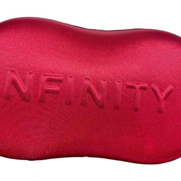 NFINITY red athletic or cheer shoe case with shoulder strap for easy carry - Picture 4 of 7